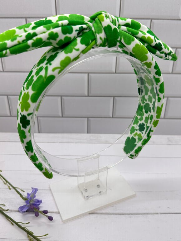 Clovers Bow Headband