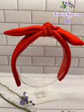 Red Bow Headband