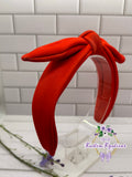 Red Bow Headband