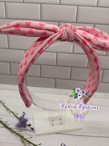 Two tone Pinky Bow Headband