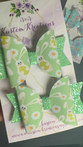 Green Easter Bunny Medium Set