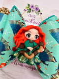 Arrow Princess Large Bow with Clay Doll