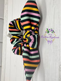 Colored Stripes Scrunchie