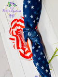 USA Flag Scrunchie