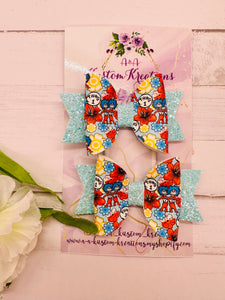 Thing 1 & 2 Floral Medium Pattern Set