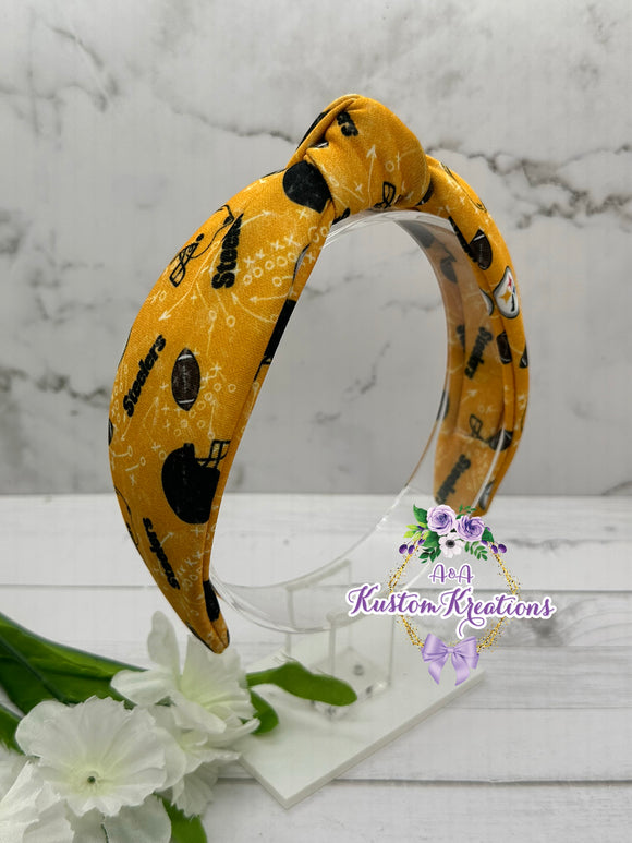 Pittsburgh Football Knot Fabric Headband