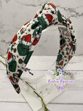 Christmas Grinch Knot Fabric Headband