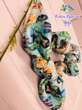 Teal Warrior Princess Scrunchie