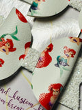 White Mermaid Princess Medium Pattern Set