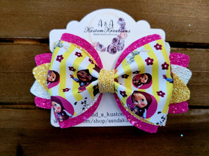 Masha Large Pattern Bow