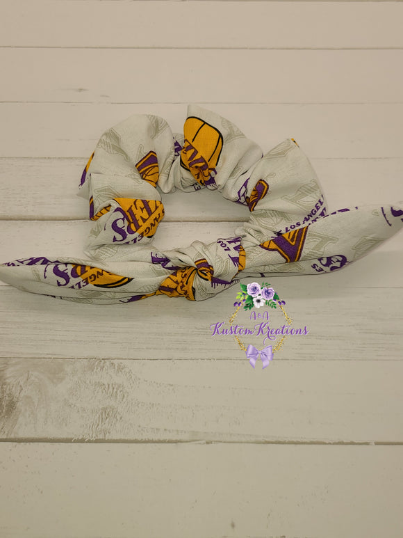 Los Angeles Basketball Scrunchie