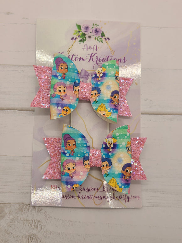 Swimming Guppies Medium Set