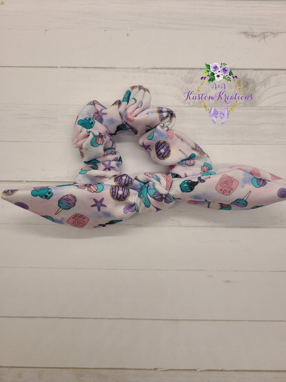 Donut Mermaid Scrunchie