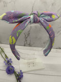 Purple Easter Bow Adult Fabric Headband