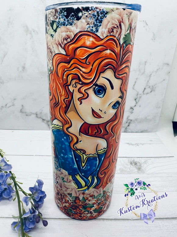 Arrow Princess Skinny Tumbler