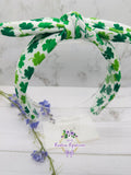 Clovers II Bow Headband