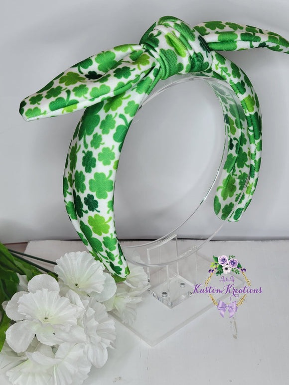 Clovers Bow Headband