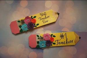 Wooden Pencil Name Plate